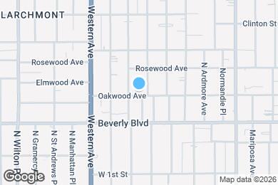 Map image of the property - 4565 Oakwood Ave