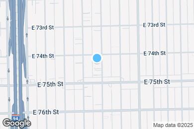 Map image of the property - 7414 S Prairie Ave