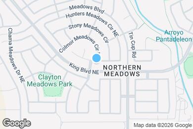 Map image of the property - 804 Ocate Meadows Dr NE