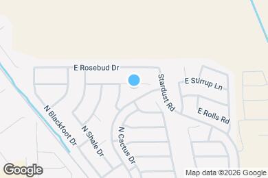 Map image of the property - 1005 E Stirrup Ln
