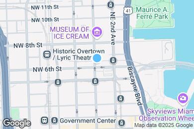 Map image of the property - 601 NE 1st Ave