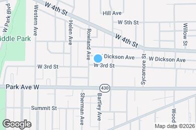 Map image of the property - 471 W 3rd St