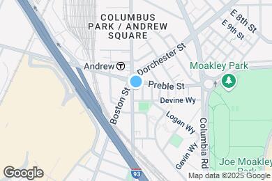 Map image of the property - 608 Dorchester Ave