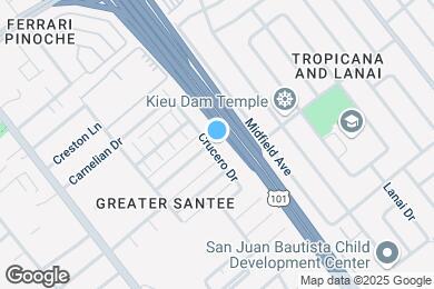 Map image of the property - 1582 Crucero Dr