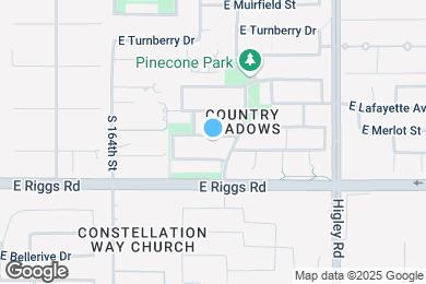 Map image of the property - 2975 E Merlot St