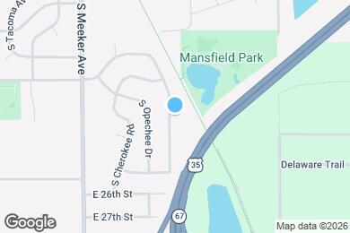 Map image of the property - 3112 S Chippewa Ln