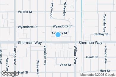 Map image of the property - 19009 Sherman Way