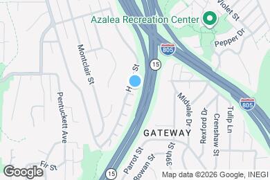 Map image of the property - 2187 Haller St