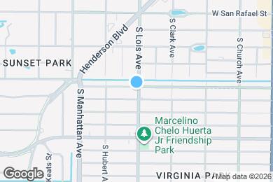 Map image of the property - 4202 W Palmira Ave