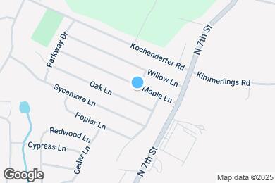 Map image of the property - 902 Maple Ln
