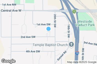 Map image of the property - 2019 2nd Ave SW