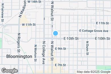 Map image of the property - 111 E 10th St