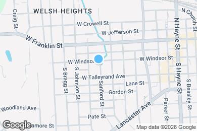 Map image of the property - 701 W Windsor St