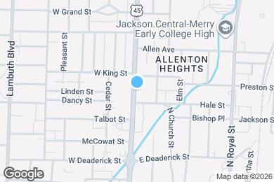 Map image of the property - 402 N Highland Ave