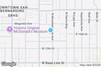 Map image of the property - 1382 N Mountain View Ave