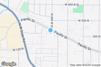Map image of the property - 399 Pacific Dr