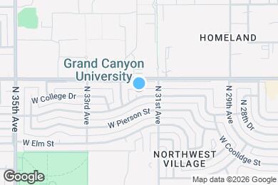 Map image of the property - 3122 W Mariposa St