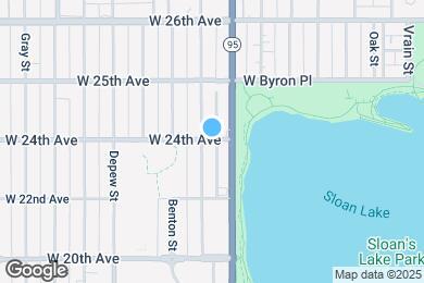 Map image of the property - 5270 W 24th Ave