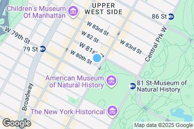 Map image of the property - 101 W 80th St