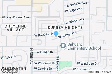 Map image of the property - 3336 W Surrey Ave