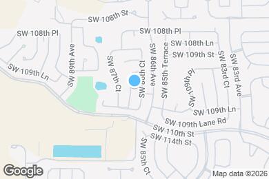 Map image of the property - 10951 SW 86th Terrace
