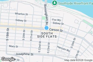 Map image of the property - 2222 E Carson St