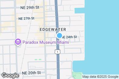 Map image of the property - 350 NE 24th St
