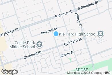 Map image of the property - 1373 1st Ave