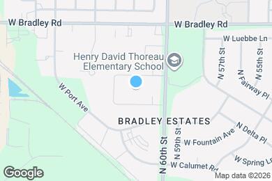 Map image of the property - 7825 N 60th St