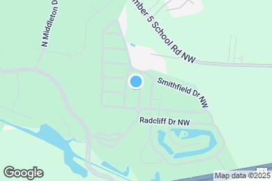 Map image of the property - 161 Barwick Dr NW