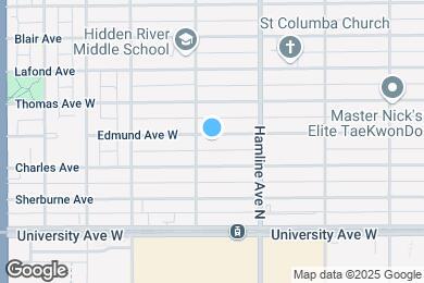 Map image of the property - 1386 Edmund Ave