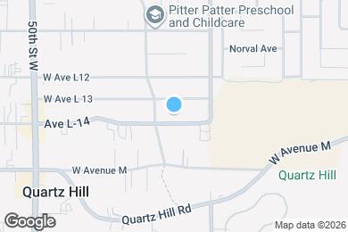 Map image of the property - 4551 W Avenue L14
