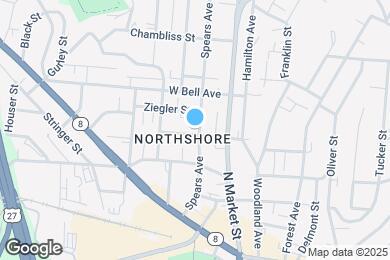 Map image of the property - 101 W Bush St