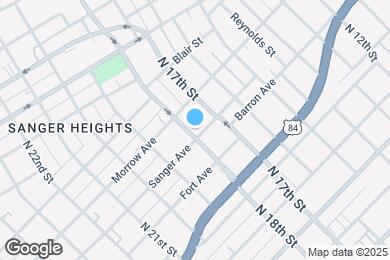 Map image of the property - 1725 Sanger Ave