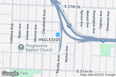Map image of the property - 2846 Myrtle Ave