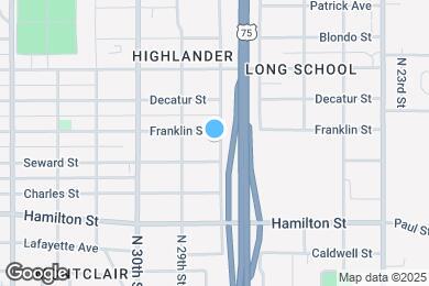 Map image of the property - 1614 N 28th St