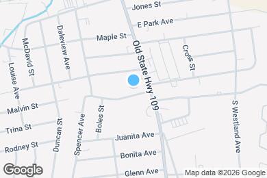 Map image of the property - 110 Elleta Ave