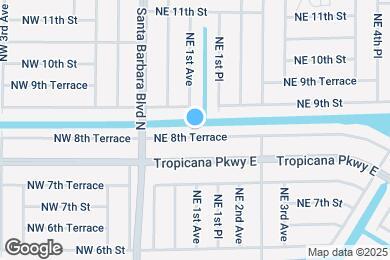 Map image of the property - 101 NE 8th Terrace