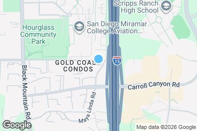 Map image of the property - ? Parklane Apartments — Modern Living in Mira Mesa