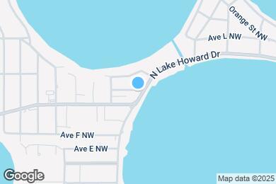 Map image of the property - 795 N Lake Howard Dr