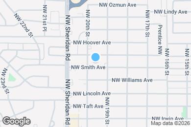 Map image of the property - 1911 NW Smith Ave