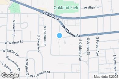 Map image of the property - 301 S Eason Dr