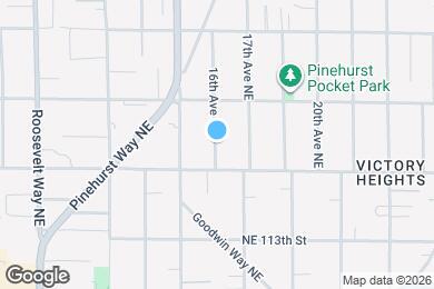 Map image of the property - 11518 16th Ave NE