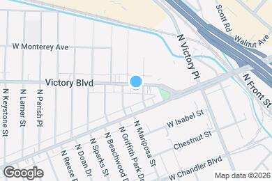 Map image of the property - 1206 W Victory Blvd