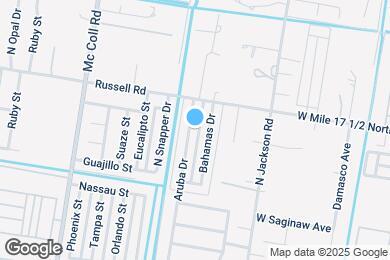 Map image of the property - 2020 Aruba Dr