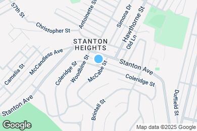 Map image of the property - 4531 Coleridge St