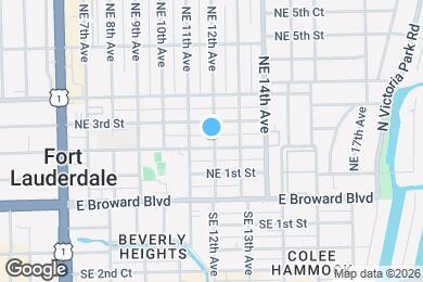 Map image of the property - 1121 NE 2nd St