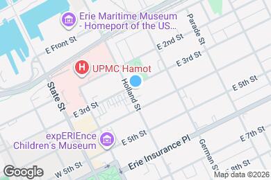 Map image of the property - 205 E 3rd St