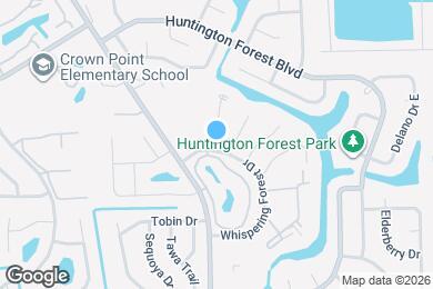 Map image of the property - 4108 Hanging Moss Ct