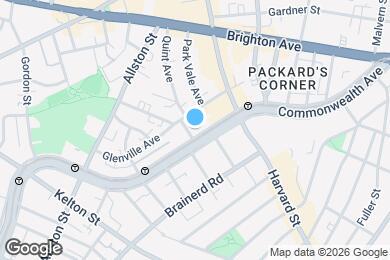 Map image of the property - 1267 Commonwealth Ave